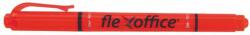 FlexOffice Szövegkiemelõ, 1, 0/4, 0 mm, kétvégű, FLEXOFFICE "HL01", narancs (12 db) (FOHL01N)