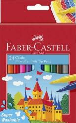 Faber-Castell Filctoll készlet, FABER-CASTELL, 24 különbözõ szín "Castle" (24 db)