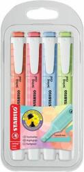 STABILO Szövegkiemelõ készlet, 1-4 mm, STABILO "Swing Cool Pastel" 4 különbozõ szín (4 db) (TST2754081)
