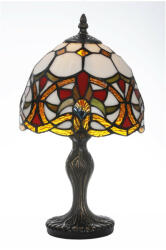 Tiffany Lighting TIF-1139 Tiffany asztali lámpa, búra átmérő 20cm (8-89201-rt) - kecskemetilampa