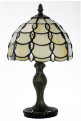Tiffany Lighting TIF-1137 Tiffany asztali lámpa, búra átmérő 20cm (8-96621-rt) - kecskemetilampa