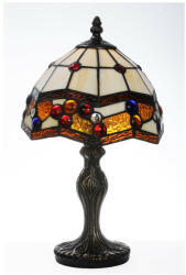 Tiffany Lighting TIF-1140 Tiffany asztali lámpa, búra átmérő 20cm (n496980-rt) - kecskemetilampa