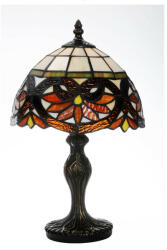 Tiffany Lighting TIF-1138 Tiffany asztali lámpa, búra átmérő 20cm (8-34161ddlcx) - kecskemetilampa