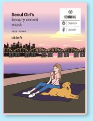 Skin79 Nyugtató szövet arcmaszk Seoul Girl's Beauty Secret Mask Soothing - 20 g * 10 db