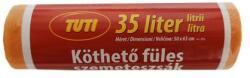 TUTI Szemeteszsák, köthető füles, 35 l, 20 db, 50x60 cm, 9 , TUTI, narancssárga (PDP_842) - molnarpapir
