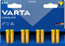 VARTA Elem, AAA mikro, 8 db, VARTA Longlife (4103101418) - molnarpapir