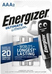 Energizer Elem, AAA mikro, 2 db, Lítium, ENERGIZER Ultimate Lithium (639170) - molnarpapir