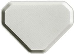 Önkiszolgáló tálca, háromszögletű, műanyag, éttermi, fehér-mákos, 47, 5x34 cm (1605MUA015) - molnarpapir