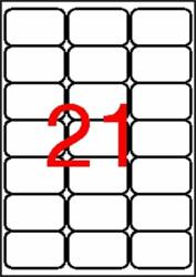 APLI Etikett, univerzális, 63, 5x38, 1 mm, kerekített sarkú, APLI, 2100 etikett/csomag (02414) - molnarpapir