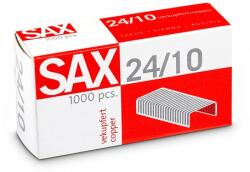 SAX Tűzőkapocs, 24/10, réz, SAX (1-210-01) - molnarpapir