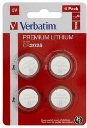Verbatim Gombelem, CR2025, 4 db, VERBATIM Premium (49532) - molnarpapir