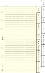 SATURNUS Kalendárium betét, telefonregiszter, L , SATURNUS, chamois (24SL315-CHA) - molnarpapir
