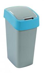 Keter Billenős szelektív hulladékgyűjtő, műanyag, 45 l, CURVER, kék/szürke (217818) - molnarpapir