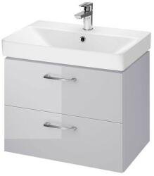 Saltsib Scaun de living si bucatarie Rizea FDC4, tapiterie catifea, cadru metalic, 90 kg, 85x44x40 cm, gri (4240)