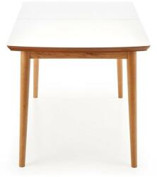 Vamy Masuta de toaleta VMA162 cu oglinda LED dreptunghiulara, front MDF, 100 cm, alb lila (00004299)