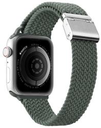 DUX DUCIS pótszíj (egyedi méret, textil, állítható) ZÖLD Apple Watch Series 4 40mm, Apple Watch Series 5 40mm, Apple Watch Series 3 38mm, Apple Watch Series 2 38mm, Apple Watch Series 1 38mm, A (GP-137706)