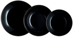 Arcopal Zelie Black étkészlet, 18 részes, opálüveg (503231)