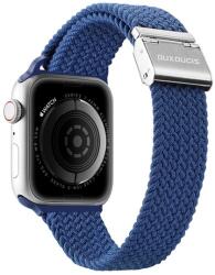 DUX DUCIS pótszíj (egyedi méret, textil, állítható) SÖTÉTKÉK Apple Watch Series 4 40mm, Apple Watch Series 5 40mm, Apple Watch Series 3 38mm, Apple Watch Series 2 38mm, Apple Watch Series 1 3 (GP-137703)