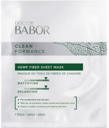 BABOR Mască de față din fibre de cânepă - Babor Doctor Babor Cleanformance Hemp Fiber Sheet Mask