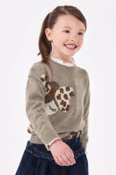 MAYORAL gyerek gyapjúkeverékből készült pulóver bézs, meleg - bézs 116 - answear - 12 390 Ft