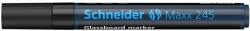 Schneider Maxx 245 üvegtábla marker 1-3 mm fekete (E124501)