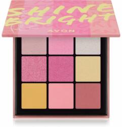 Avon Viva La Pink! Shine Bright szemhéjfesték paletta 10, 8 g