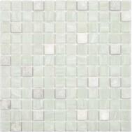 Aita Stúdió Kft Mozaik, Aita Tiffany White 30, 2x30, 2 - mozaikkeramia