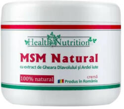 Health Nutrition - MSM Natural Cremă 200 ml Healtnutrition - hiris