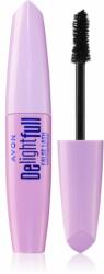 Avon DelightFull False Lash Vízálló hosszabbító szempillaspirál árnyalat Blackest Black 10 ml