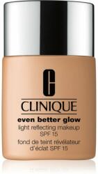 Clinique Even Better Glow Light Reflecting Makeup SPF 15 üde hatást keltő alapozó SPF 15 árnyalat CN 90 Sand 30 ml
