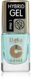Delia Cosmetics Coral Hybrid Gel gel de unghii fara utilizarea UV sau lampa LED culoare 114 11 ml