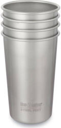 Klean Kanteen Steel Pint 473 ml rozsdamentes pohár készlet ezüst