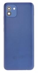 Samsung A035F Galaxy A03 Nem EU verzió 164mm akkufedél (hátlap) kamera lencsével kék (gyári)