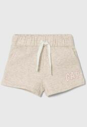 Gap pantaloni scurti copii culoarea bej, cu imprimeu, talie reglabila PPYX-SZK01K_12X