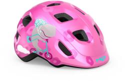 MET Hooray Gyermek Kerékpáros Sisak - Fényes Rózsaszín-bálnás