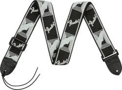 Fender 0990681543 Fender 2" Monogrammed Strap gitárheveder, fekete/szürke szín (0990681543)