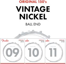 Fender 0730150403 Fender 150L Original Pure Nickel Wound elektromos gitárhúr, 9-42 (0730150403)