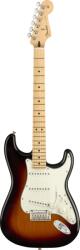 Fender Player Stratocaster, juhar fogólap, 3 színű Sunburst elektromos gitár (0144502500)