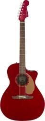 Fender Newporter Player Candy elektro-akusztikus gitár, piros (0970743009)