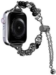 PEARL Curea metalică elegantă pentru Apple Watch Ultra 1 / 2 49mm neagră