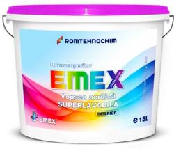 Romtehnochim SRL Vopsea Superlavabila Interior Emex - Alb - Bid. 15 L (5941930700217)