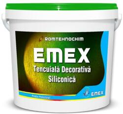 Romtehnochim SRL Tencuiala Decorativa Siliconica Emex - Alb - Bid. 25 Kg (5941930702471)