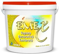 Romtehnochim SRL Vopsea Decorativa Texturata Emex - Alb - Bid. 15 L (5941930702648)