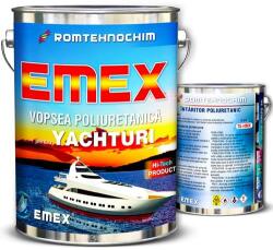 Romtehnochim SRL Pachet Vopsea Poliuretanica de Yachturi Emex - Alb - Bid. 4 Kg + Intaritor - Bid. 0.8 Kg (5941930704468)