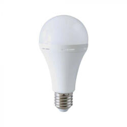 V-TAC LED izzó VÉSZVILÁGÍTÓ FUNKCIÓVAL, KÉSZENLÉTI AKKUMULÁTORRAL E27 A90 15W 200° 4000K GÖMB- 7795