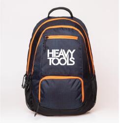 Heavy Tools fekete / kék pöttyös / narancssárga textil hátizsák 32L elmano23 dots