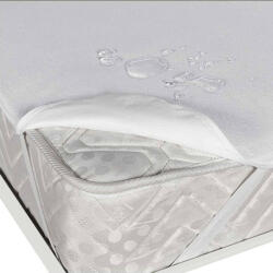 Ralex Protectie pat din frotir bumbac 100% impermeabila pentru saltea de 160x200 cm Alb