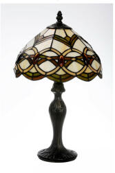 Tiffany Lighting TIF-1142 Tiffany asztali lámpa, búra átmérő 25cm (01-34001-rt) - lampaorias