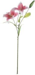  Liliom művirág, 57.5cm magas - Rózsaszín (AF042-02)