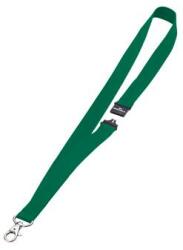 DURABLE Azonosítókártya-tartó, nyakba akasztható, biztonsági csattal, DURABLE, zöld (813705) - molnarpapir